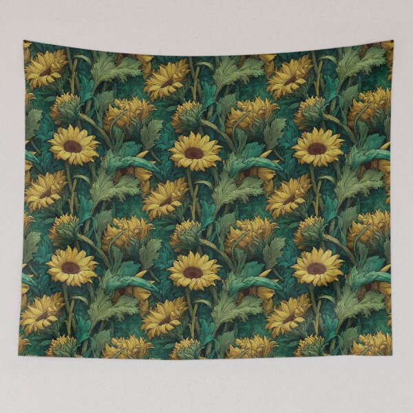 Item preview, Elegant Sunflower Flower - Hawaiian Flower Pattern - Christmas Gifts For Him designed and sold by RoyalStarsPatts.