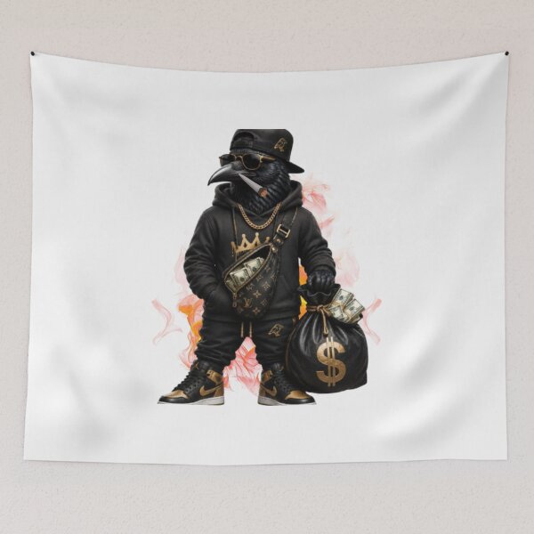 Item preview, Gangsta Crow Rich Hustler designed and sold by Steph's World.
