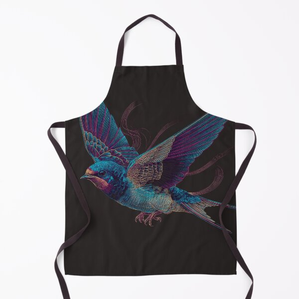 Item preview, Neon Swallow – Cyberpunk Ukiyo-e Light Bird designed and sold by Neo Tokio.