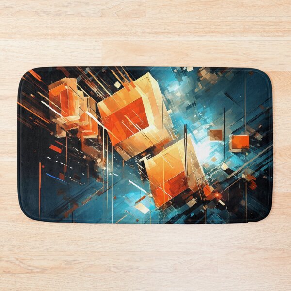 Item preview, Burnt Orange Abstract Dimensions designed and sold by semenol.