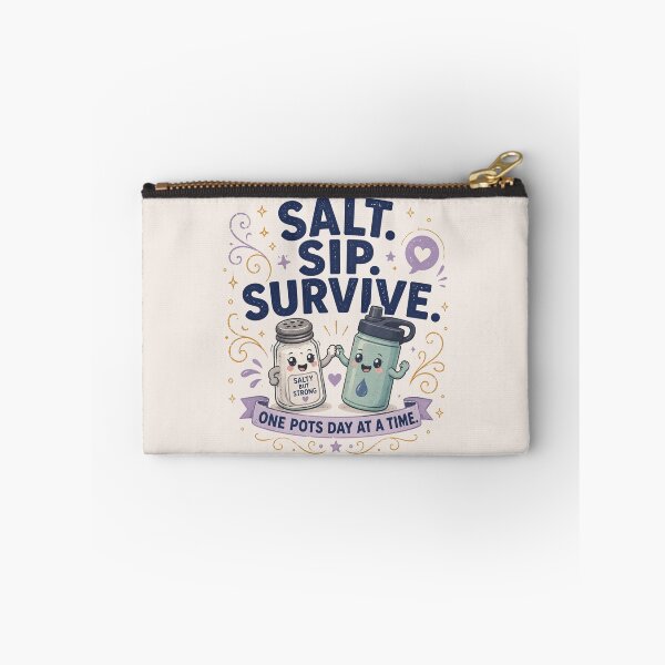 Item preview, Salt Sip Survive - Cute POTS Dysautonomia Awareness Design designed and sold by BlackSector77.