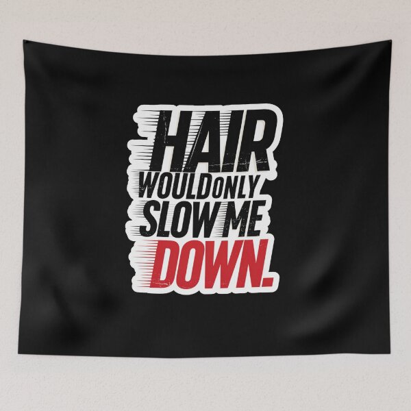 Item preview, Hair Would Only Slow Me Down Dad Humor designed and sold by Naitsebas.