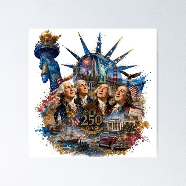Item preview, the founding fathers of the USA designed and sold by Talpha.