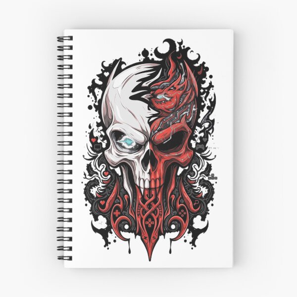 Item preview, Duality of Gaming: Biomechanical Split Skull designed and sold by Munib320.
