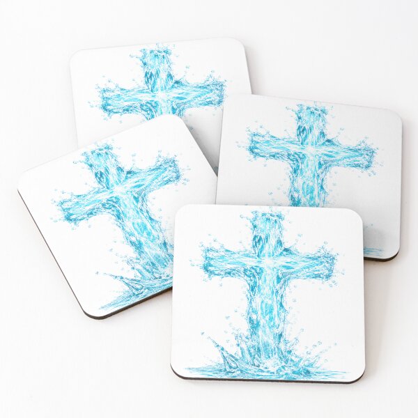 Item preview, Living Water Christian Cross designed and sold by TheLampClothing.