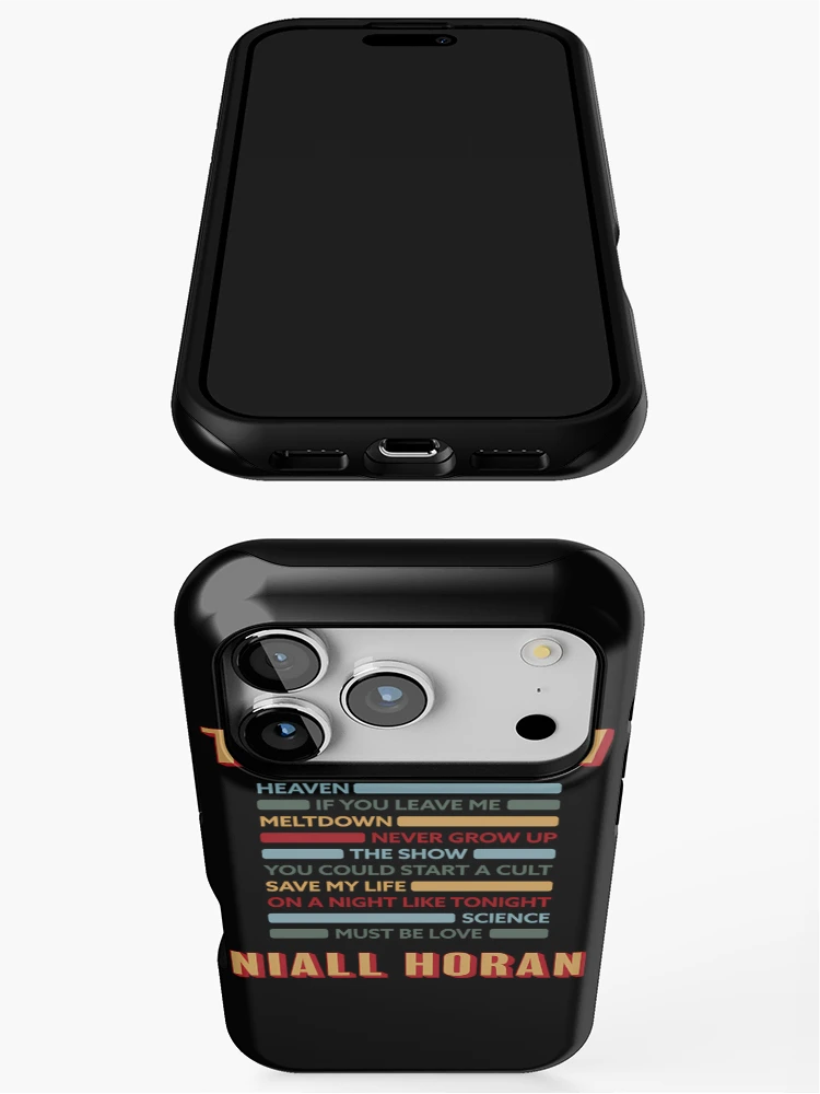 Thumbnail 3 of 4, iPhone Case, Tracklist Multi Color Blocks designed and sold by Rucal77x.