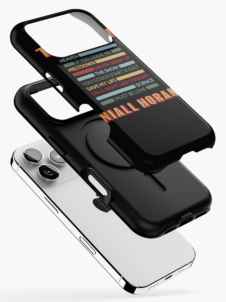 Thumbnail 2 of 4, iPhone Case, Tracklist Multi Color Blocks designed and sold by Rucal77x.