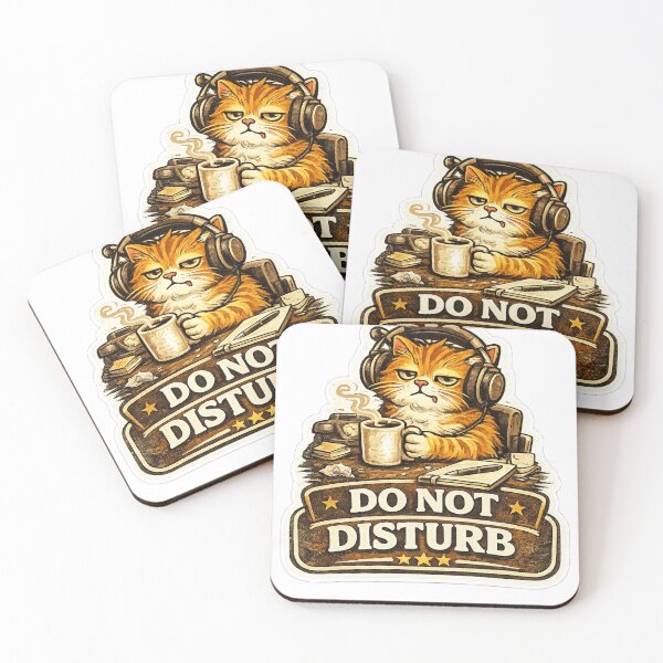 Item preview, Do Not Disturb Cat – Funny Introvert Cat Design designed and sold by Dada-arts.