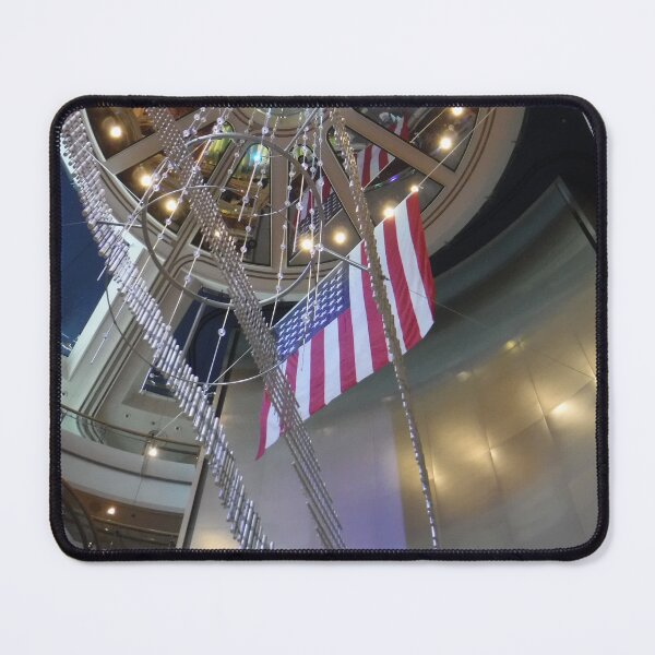 Item preview, American Flag In Atrium designed and sold by GloriaGranat.