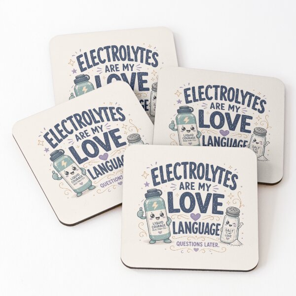 Item preview, Electrolytes Are My Love Language - Cute POTS Dysautonomia Awareness Des designed and sold by BlackSector77.
