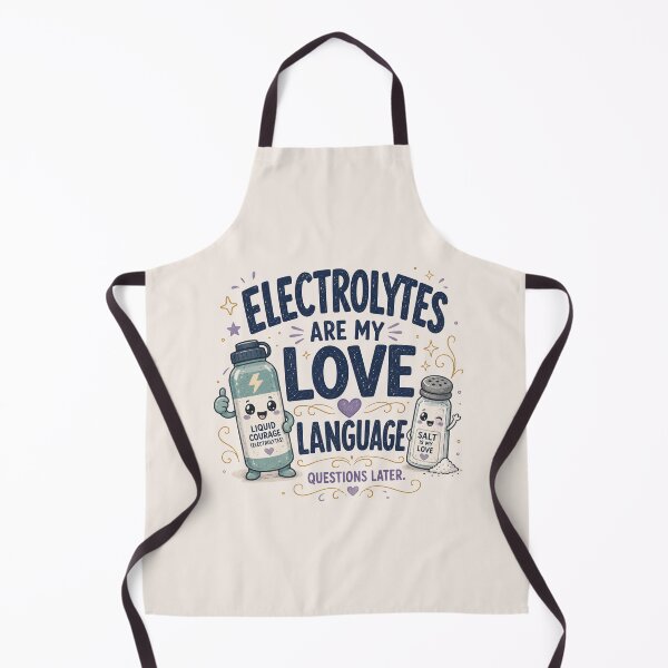 Item preview, Electrolytes Are My Love Language - Cute POTS Dysautonomia Awareness Des designed and sold by BlackSector77.