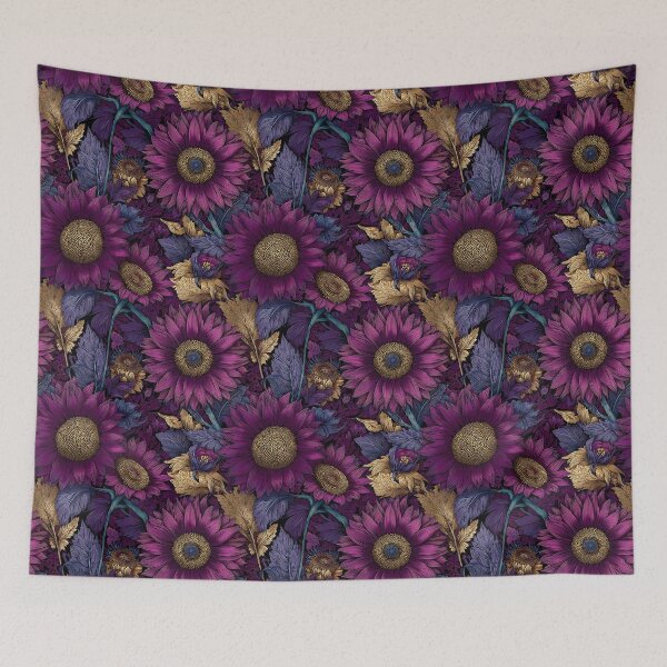Item preview, Petaled Sunflower Print  - Flower Bouquet Pattern - Christmas Gifts For Wife designed and sold by RoyalStarsPatts.