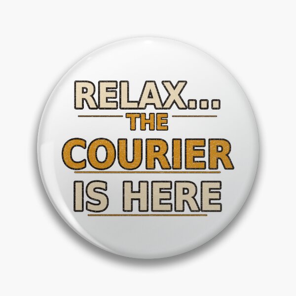Item preview, Relax The Courier Is Here Delivery Driver Shirt designed and sold by MonoState.