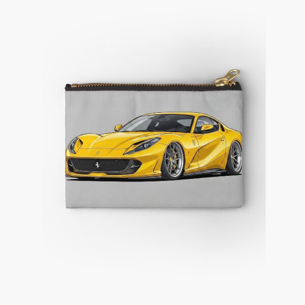 Item preview, Ferrari 812 Superfast Giallo Modena V12 Illustration Art designed and sold by Motorline44.