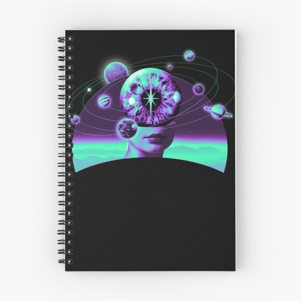 Item preview, Cosmic Eye Universe Planets Orbiting Head designed and sold by Rucal77x.
