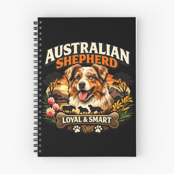 Item preview, Australian Shepherd - Loyal & Smart designed and sold by SidTastic .