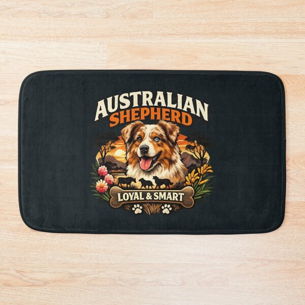 Item preview, Australian Shepherd - Loyal & Smart designed and sold by SidTastic .