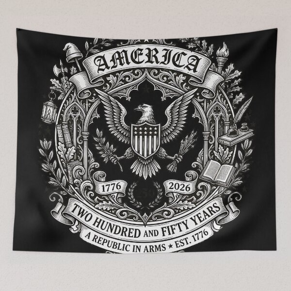 Item preview, Republic In Arms Two Hundred And Fifty Years US Semiquincentennial designed and sold by DarkOriginArts.