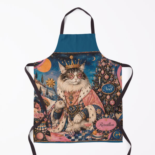 Item preview, The Imperial Cat King - Happy Holidays! Magical Christmas, Golden Crown, Luxury Greeting Card designed and sold by Natalia-Vlad.
