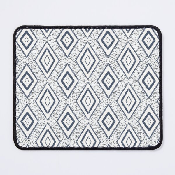 Item preview, Blue Boho Diamond Pattern designed and sold by DandelionGroveStudio.
