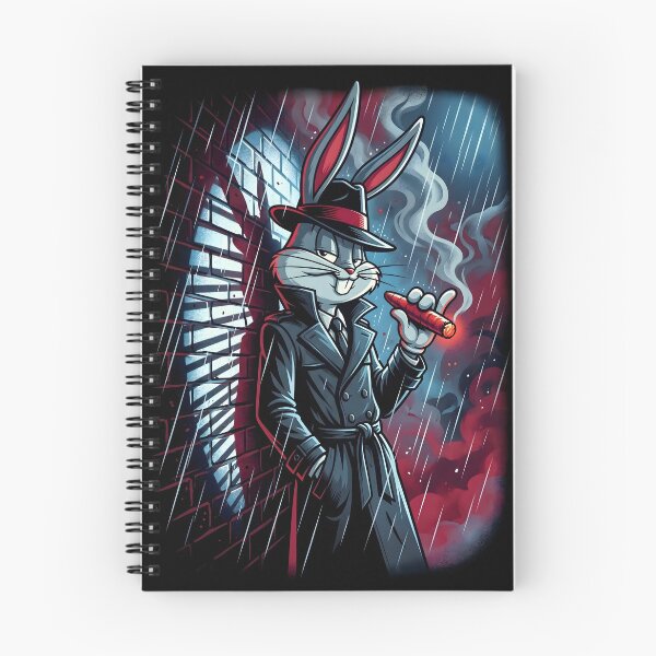 Artikelvorschau, Düstere Noir-Gangsterkunst mit Bugs Bunny entworfen und verkauft von Enea Kelo.