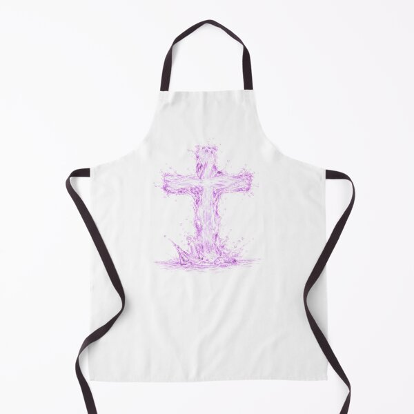 Item preview, Pink Living Water Christian Cross designed and sold by TheLampClothing.