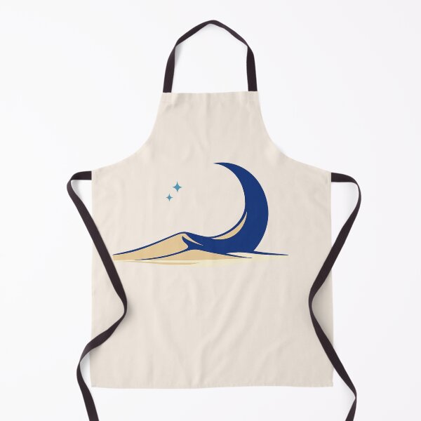 Item preview, Minimalist Desert Dunes Crescent Moon Surreal Line Art designed and sold by Inkfino.