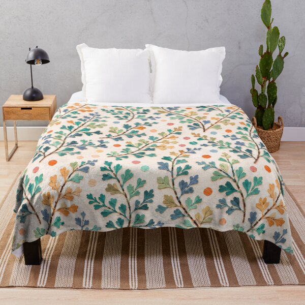 Item preview, Whimsical Botanical Paper Collage Seamless Pattern | Colorful Folk Art Leaves on Textured Background, designed and sold by SWSandraWechner.