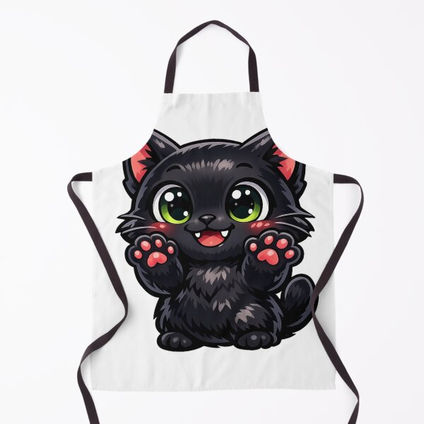 Item preview, Black Cute Cat designed and sold by RudraXiome.