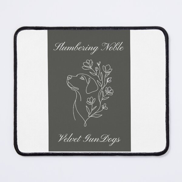 Item preview, Weimaraner Silhouette Velvet Gundog designed and sold by fPwLStudio.