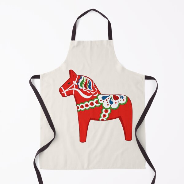 Item preview, Swedish Dala Horse Folk Art designed and sold by Myra365Art.