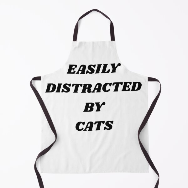 Item preview, Easily Distracted By Cats Funny Cat Lover Gift designed and sold by Wild Horizon Studio.
