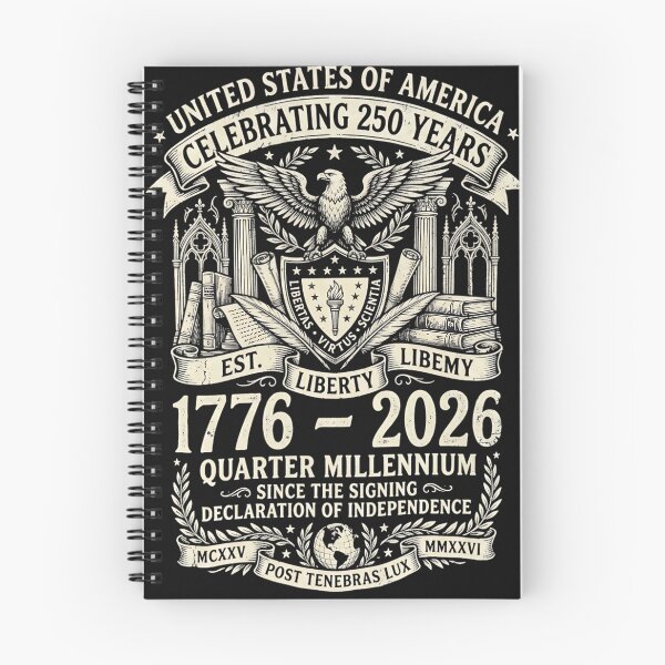 Item preview, Quarter Millennium 1776 2026 US Semiquincentennial Gothic Crest designed and sold by DarkOriginArts.