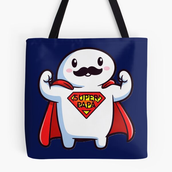 Item preview, Super Dad Cartoon Folk Style designed and sold by GeoandHome.