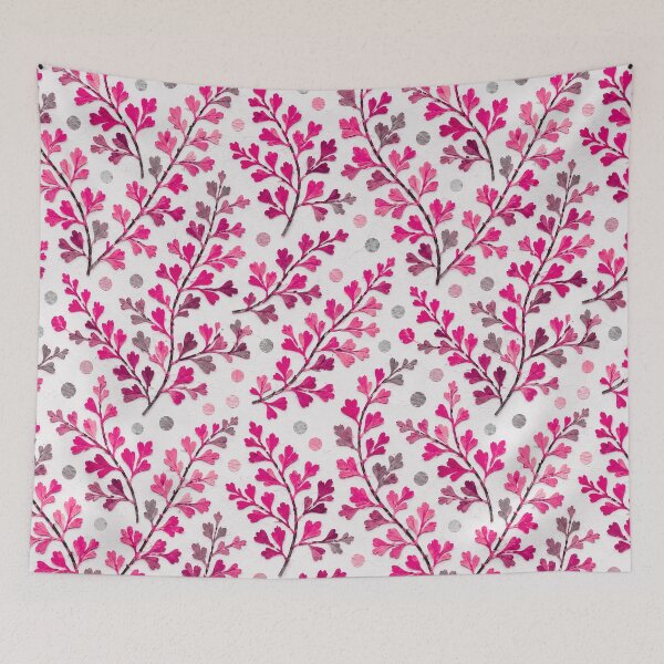 Item preview, Romantic Botanical Paper Collage Seamless Pattern | Rose Folk Art Leaves on Textured Background,  designed and sold by SWSandraWechner.