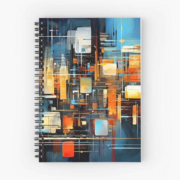 Item preview, Geometric Fusion in Orange and Black designed and sold by semenol.