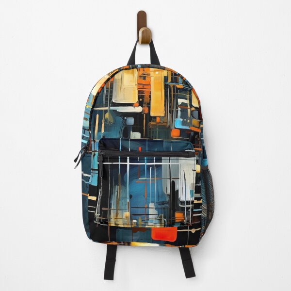 Item preview, Geometric Fusion in Orange and Black designed and sold by semenol.