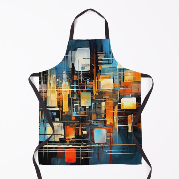 Item preview, Geometric Fusion in Orange and Black designed and sold by semenol.