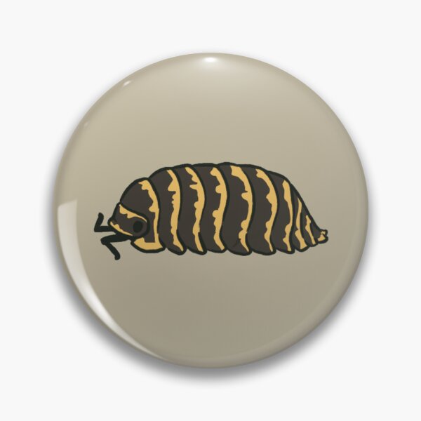Item preview, Isopod - Yellow Zebra designed and sold by Risky Beetle.