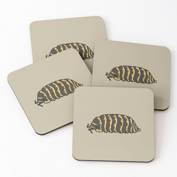 Item preview, Isopod - Yellow Zebra designed and sold by Risky Beetle.