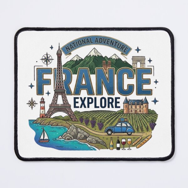 Item preview, France National Adventure Explore Vintage designed and sold by PACS0011.