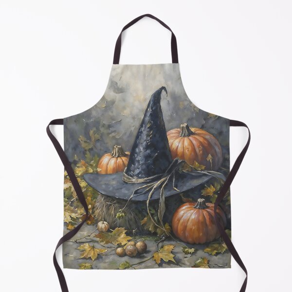 Item preview, Gothic Witch Hat Art Autumn Pumpkin Halloween Decor designed and sold by DarkHolyQueen.