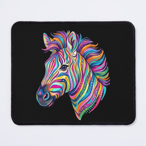 Item preview, Colorful Zebra Art – Vibrant Rainbow Zebra Design designed and sold by PlumArtDesign.