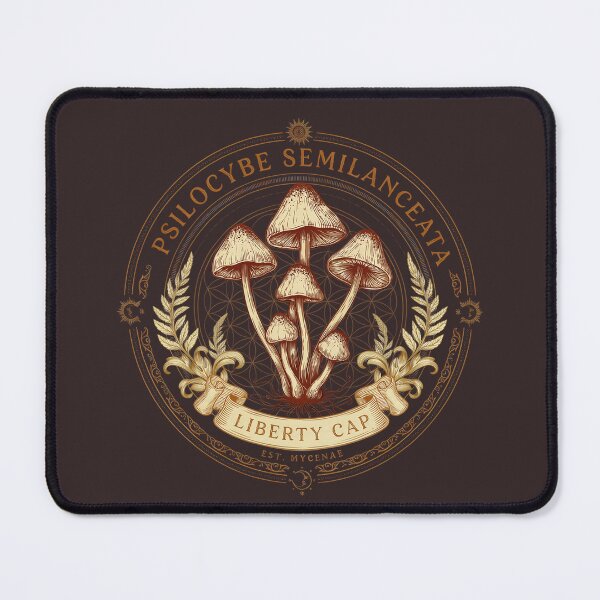 Item preview, Psilocybe Semilanceata - Liberty Cap | Vintage Engraving Mushroom Design designed and sold by Hadamah.