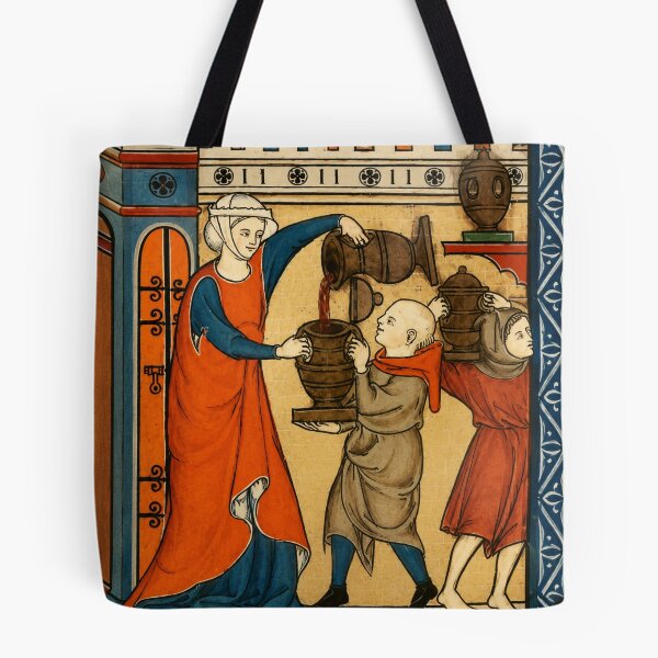 Item preview, Medieval Manuscript Illustration Historical Daily Life Art for History Enthusiasts designed and sold by RickE.