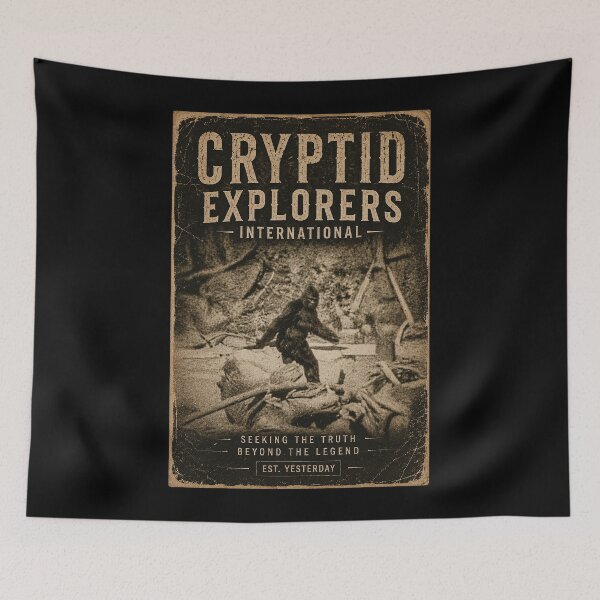 Item preview, Cryptid Explorers International - Sasquatch designed and sold by MetusArt.