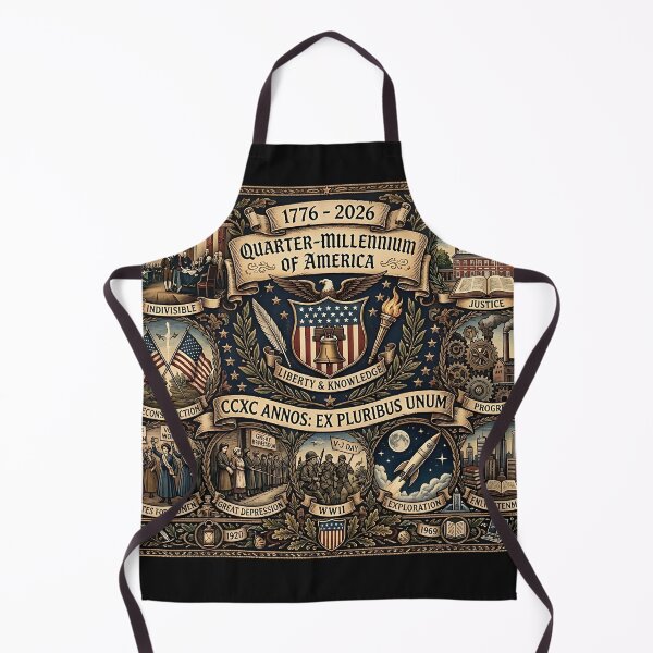 Item preview, US Semiquincentennial Scales of Justice 1776 2026 Patriotic Crest designed and sold by DarkOriginArts.
