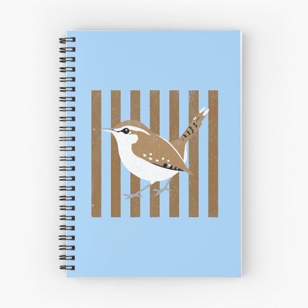 Item preview, Carolina Wren Vintage Stripes Birdwatching Graphic designed and sold by donwillisjrart.