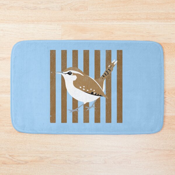 Item preview, Carolina Wren Vintage Stripes Birdwatching Graphic designed and sold by donwillisjrart.