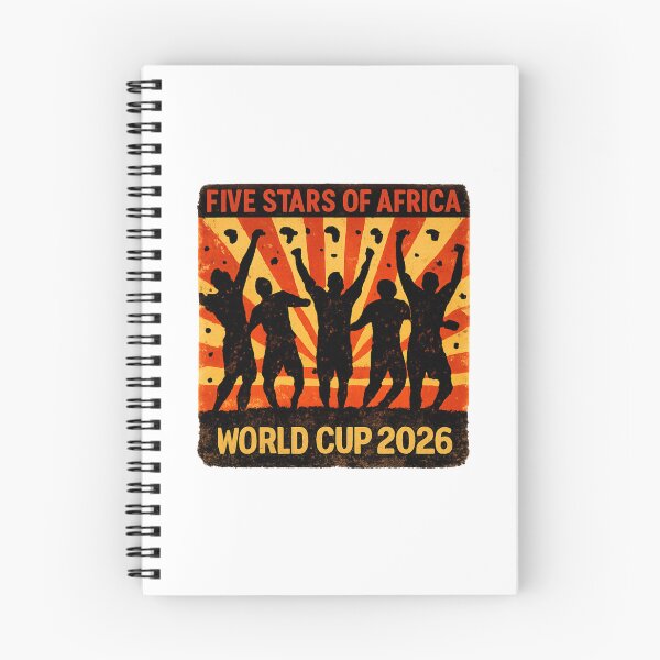 Item preview,  Five Stars of Africa — World Cup 2026 African Football T-Shirt designed and sold by The96Minutes.